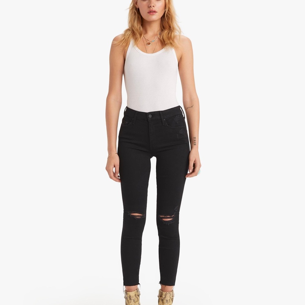 Mother // The Looker Ankle Fray